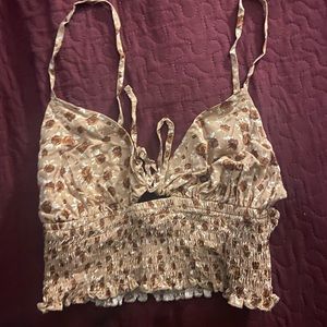 Tan coloured party shirt from urban planet